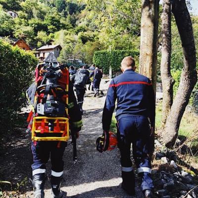 Tempête Alex - Pompiers de Nice