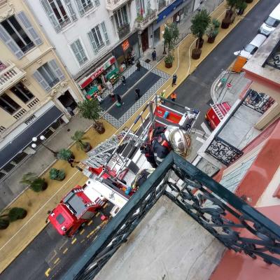 Tempête Alex - Pompiers de Nice