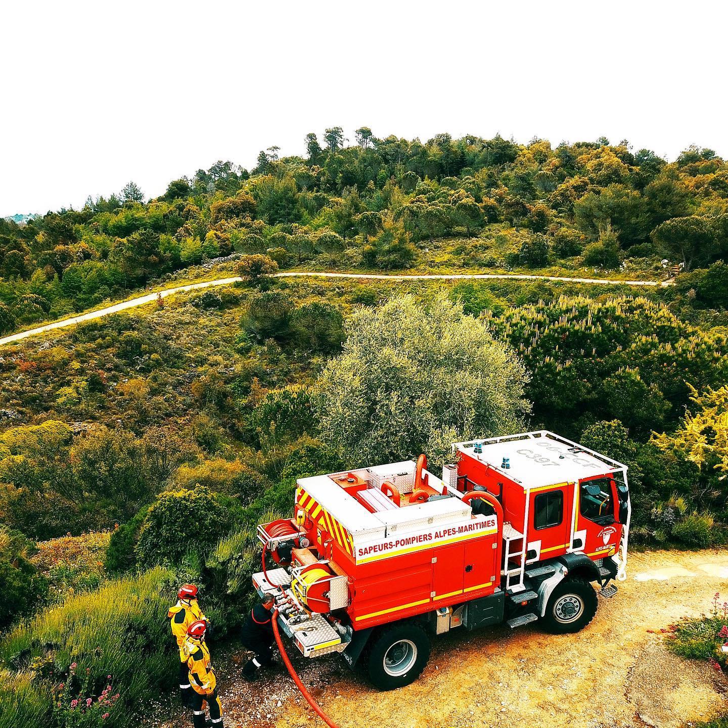 Formation feux de forêts (pompiers de Nice)