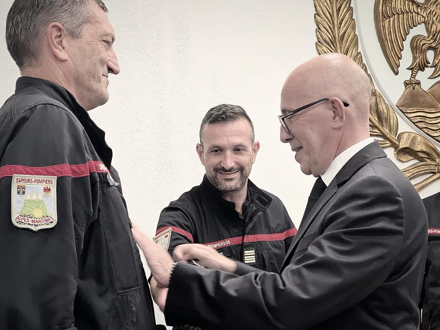 Remise Galon par Mr le député Eric CIOTTI (Patrice Alberti)