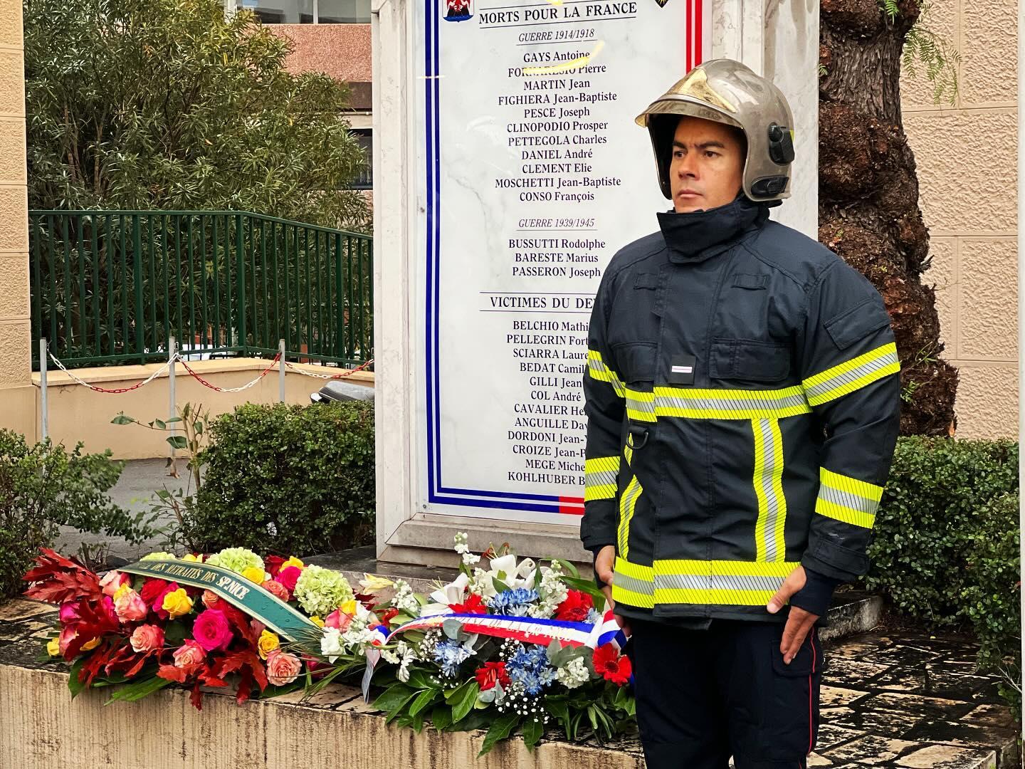 Cérémonie du souvenir (Pompiers de Nice 2023)