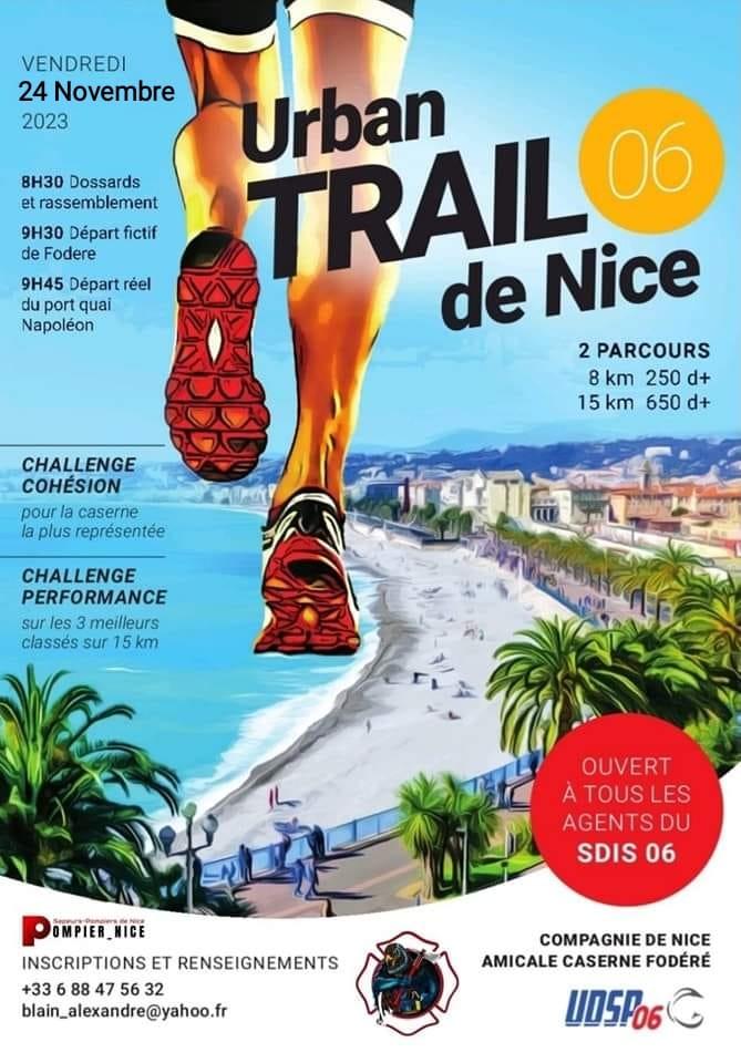 Urban Trail (Pompiers de Nice) - Nouvelle date