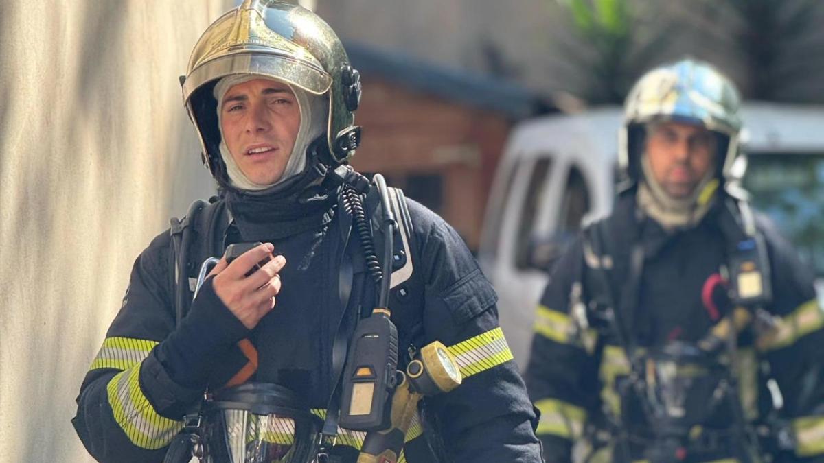 Exercice incendie au Collège Roland Garros, Nice Cimiez
