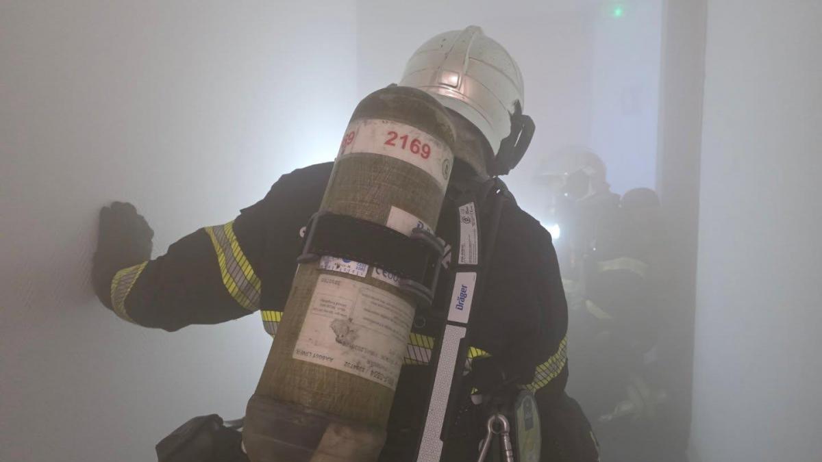 Manoeuvre incendie, résidence universitaire Saint Antoine