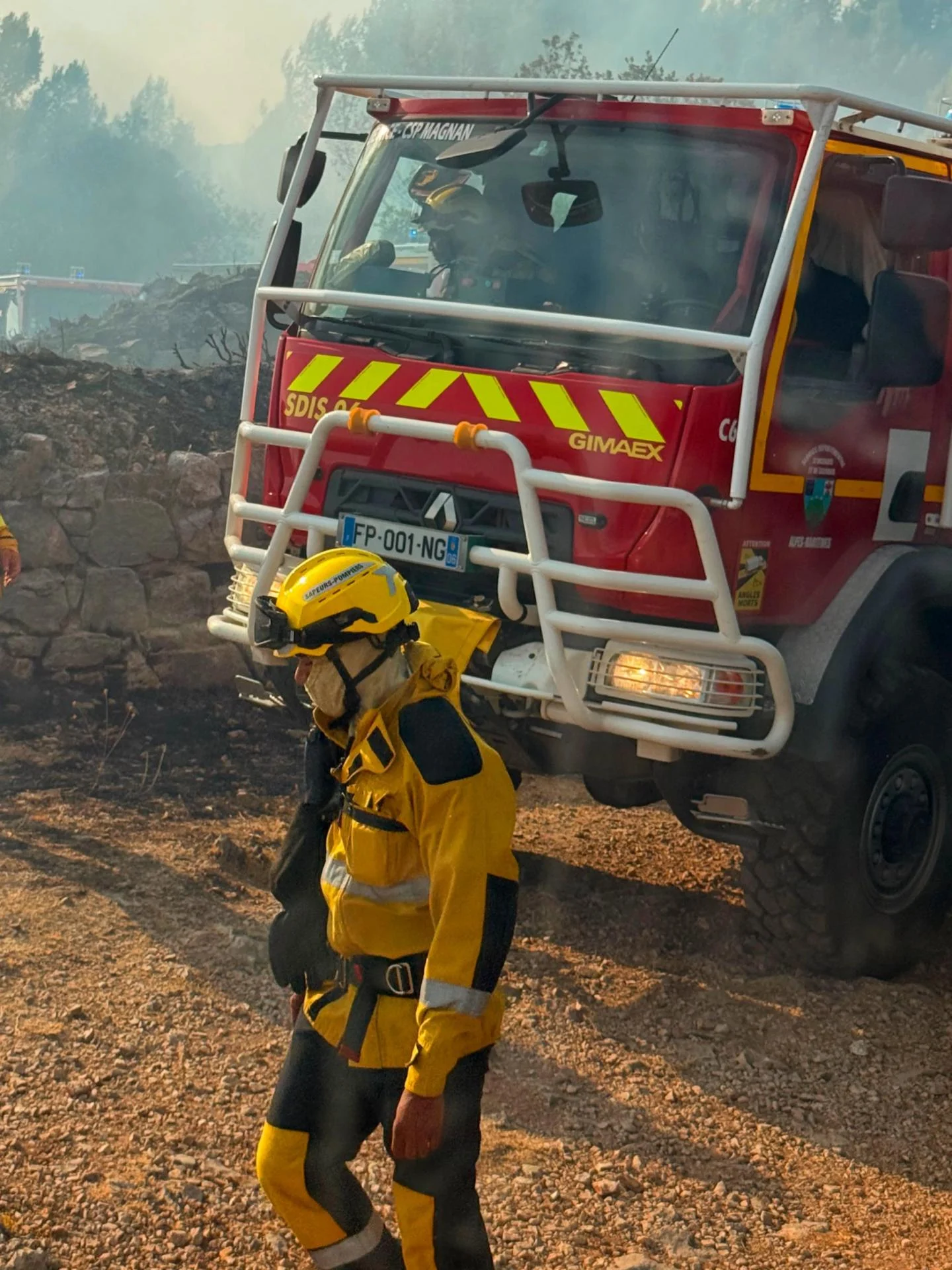 feu de foret var renfort