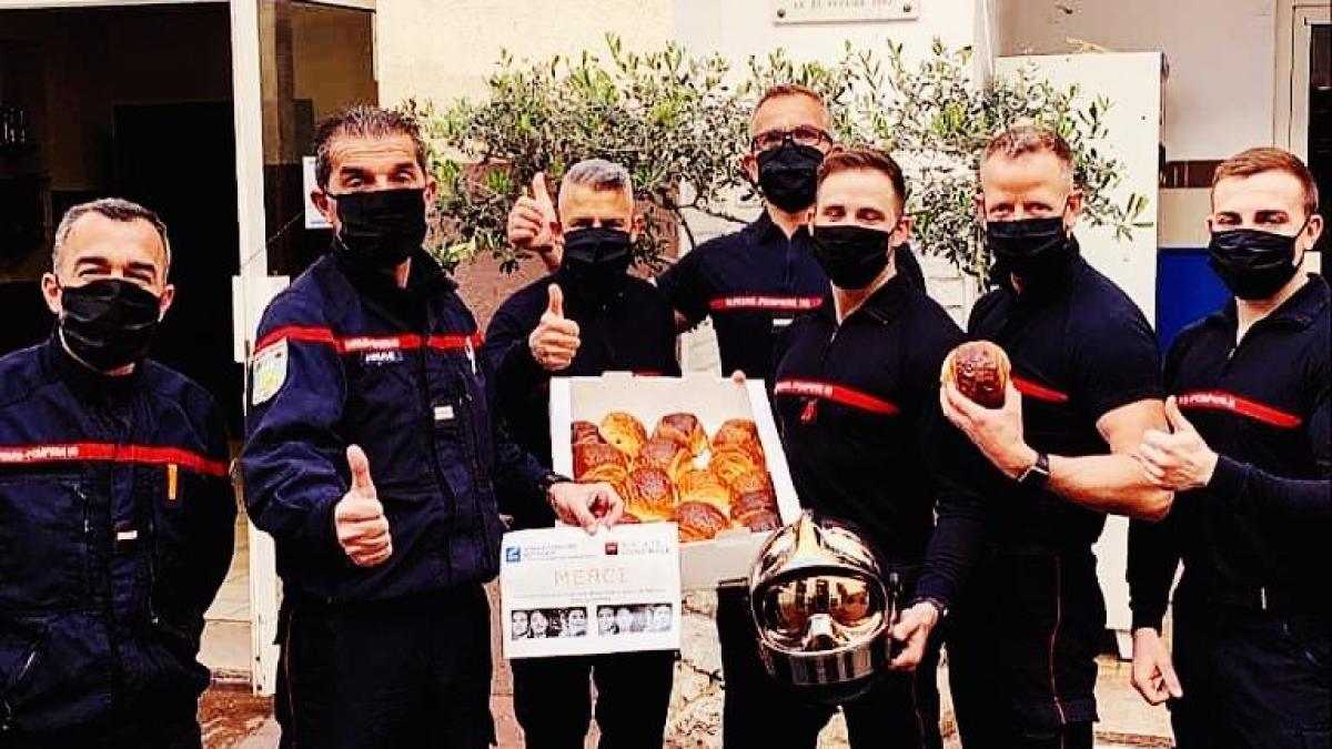 Remerciement Pompiers de Nice