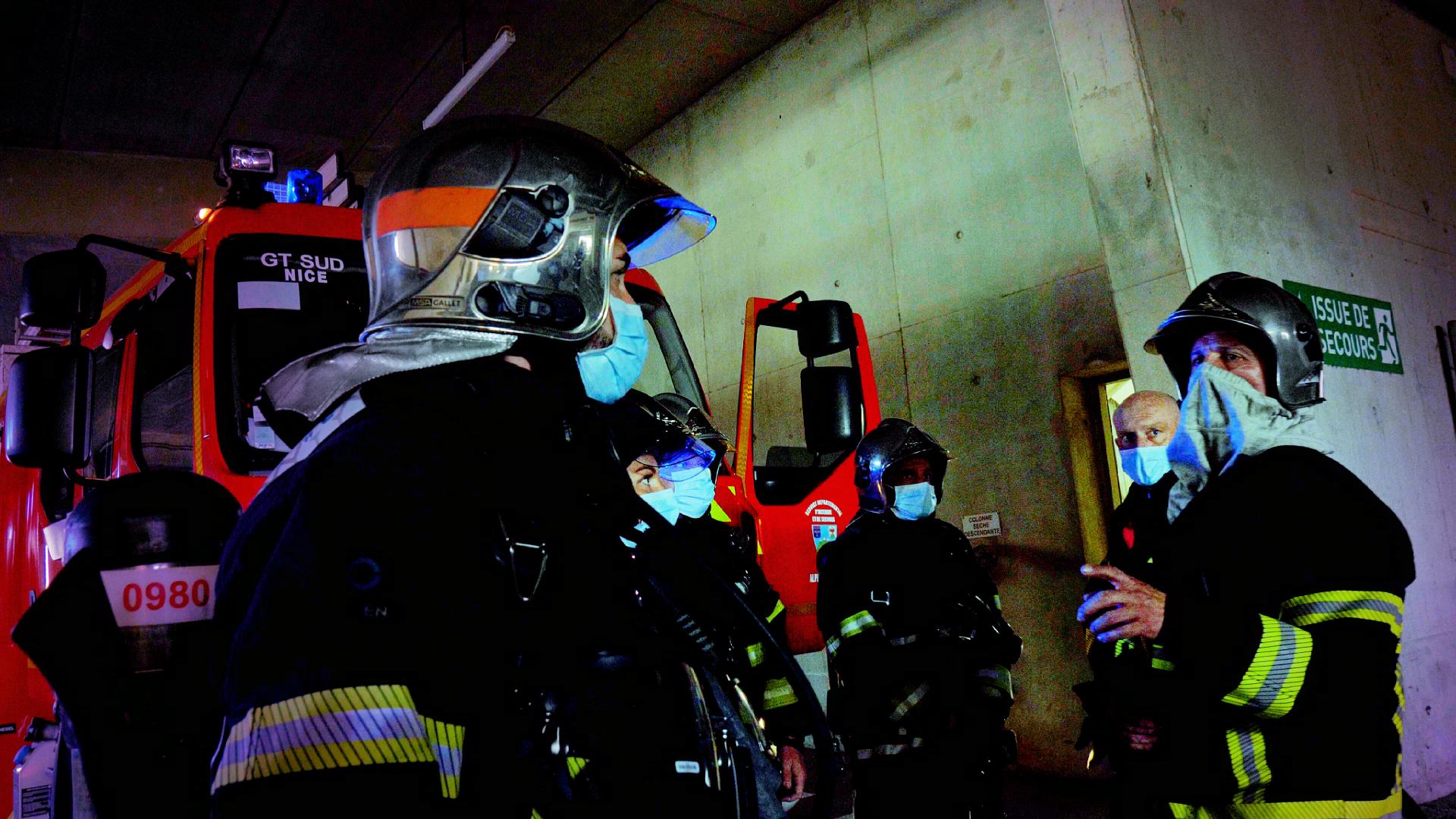 Manoeuvre - Stade Allianz (Pompiers de Nice)