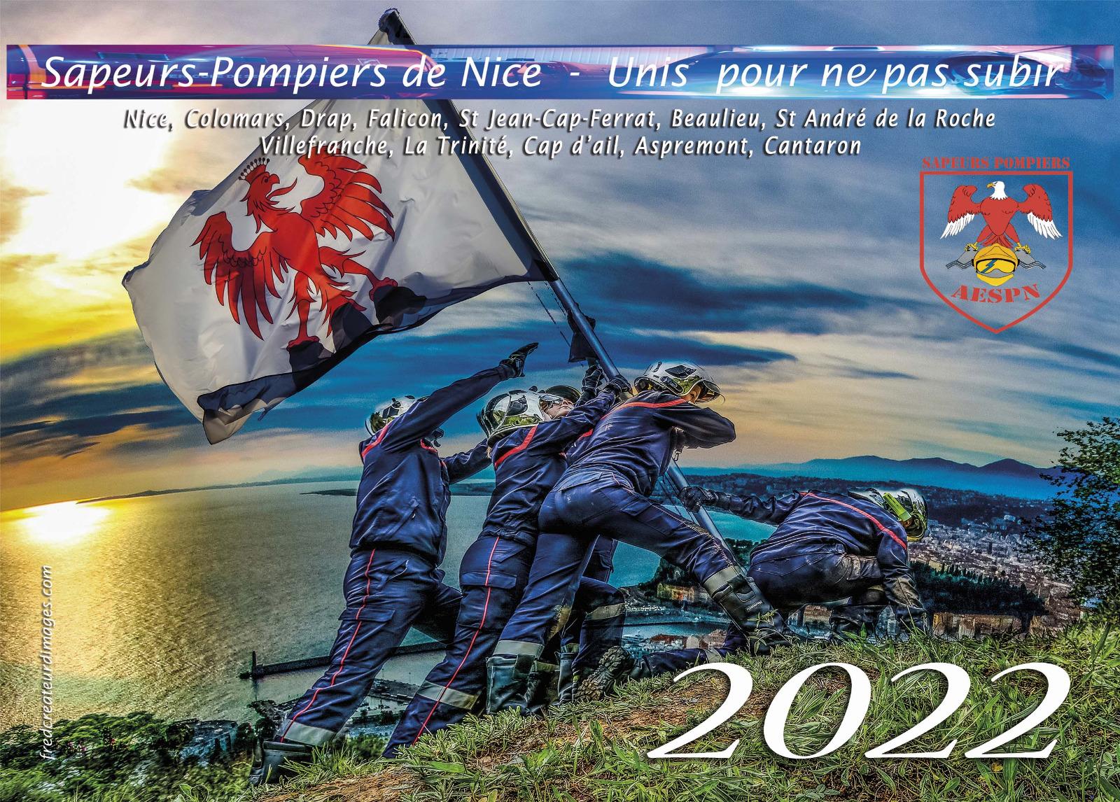 calendrier 2022 Pompiers de Nice
