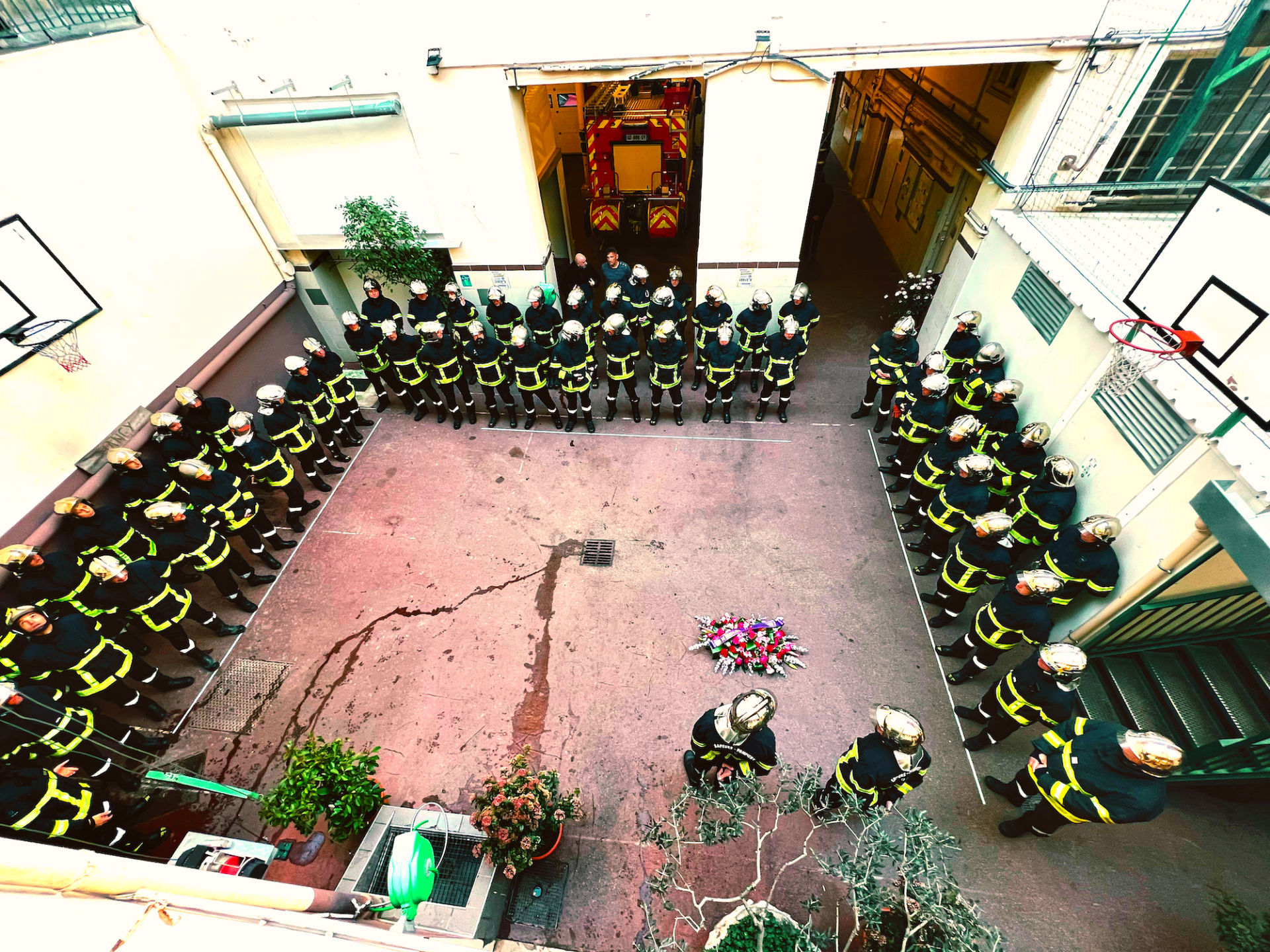 Cérémonie David Anguille (Pompiers de Nice, Hancy)