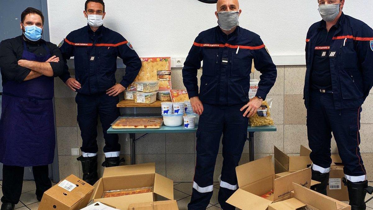 Remerciement des pompiers de Nice