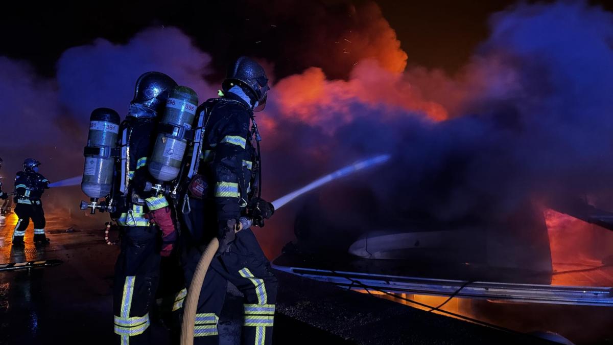 Renfort incendie de navires, St Laurent du Var